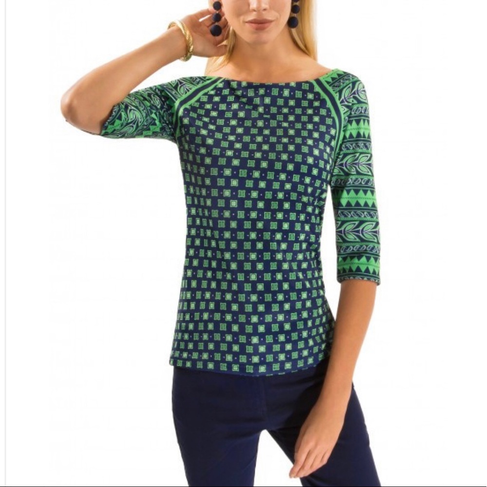 Gretchen Scott Kanga Jersey Topper Size Medium - Picture 2 of 8